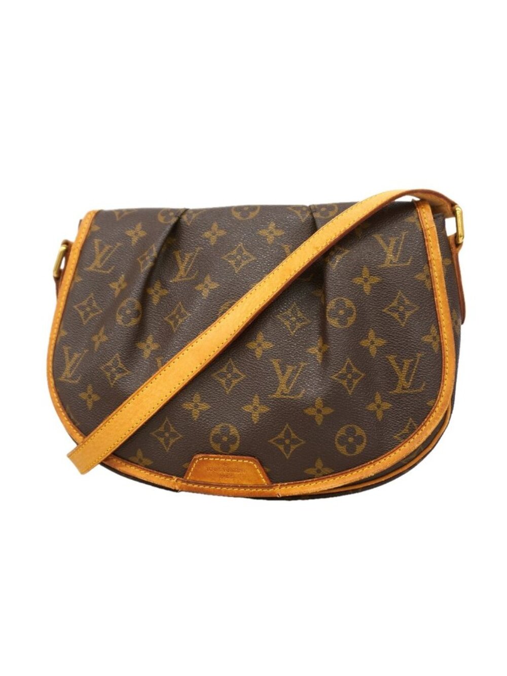 Louis Vuitton Shoulder Bag Monogram Menilmontant PM Brown